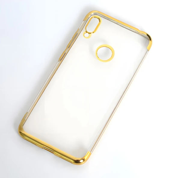 Huawei Honor 8A Kılıf Dört Köşeli Lazer Silikon Kılıf - Resim 4