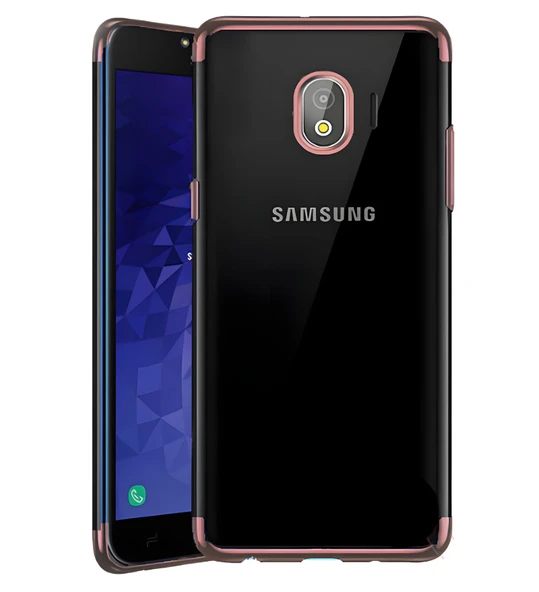 Galaxy J4 Kılıf Dört Köşeli Lazer Silikon Kılıf - Resim 3