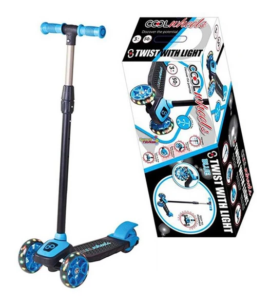 Scooter Cool Wheels Işıklı Pembe Twist Scooter 5+ - 2