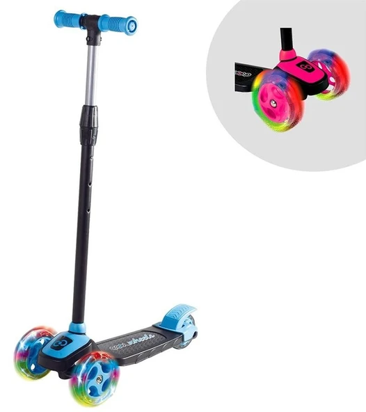 Scooter Cool Wheels Işıklı Pembe Twist Scooter 5+ - 3