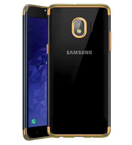 Galaxy J4 Kılıf Dört Köşeli Lazer Silikon Kılıf - Resim 5