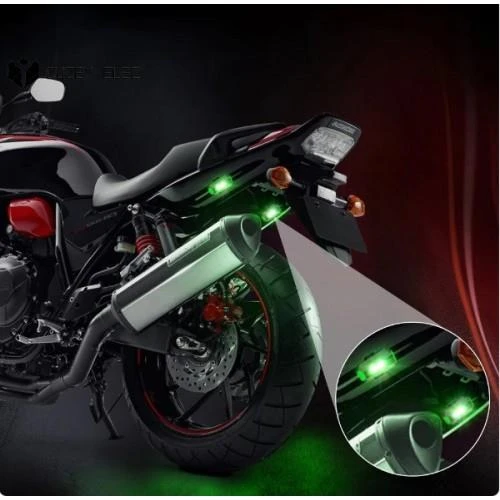3B Trend Motosiklet Drone Bisiklet Otomotiv Şarjlı Kablosuz Mini Led Lamba Cakarlı 7 Renk Flaşlı - 5