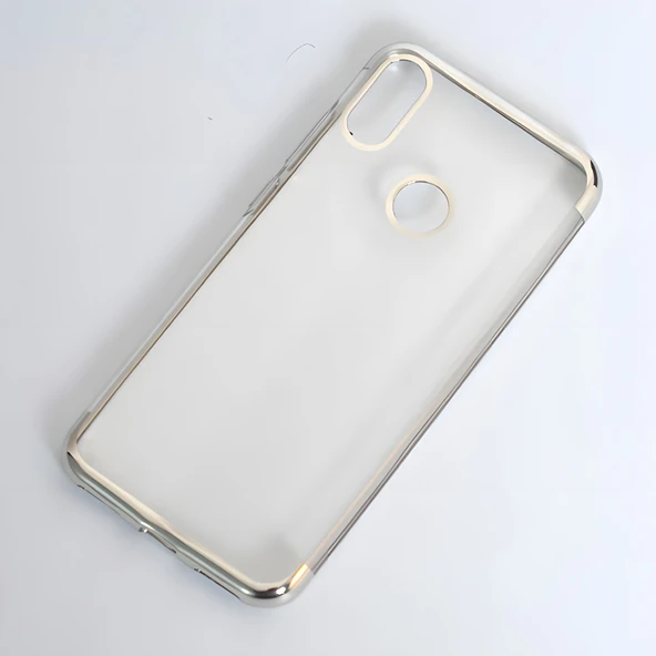 Huawei Honor 8A Kılıf Dört Köşeli Lazer Silikon Kılıf - Resim 3