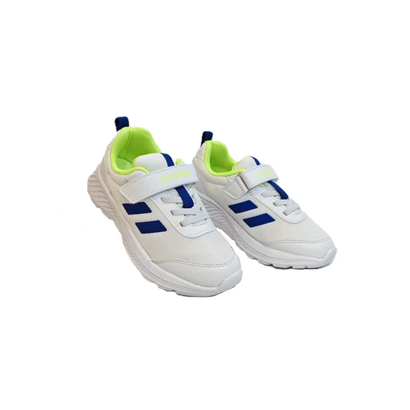 Kinetix Korper Beyaz Laci Erkek Çocuk Hafif Cırtlı Spor Ayakkabı - Resim 6