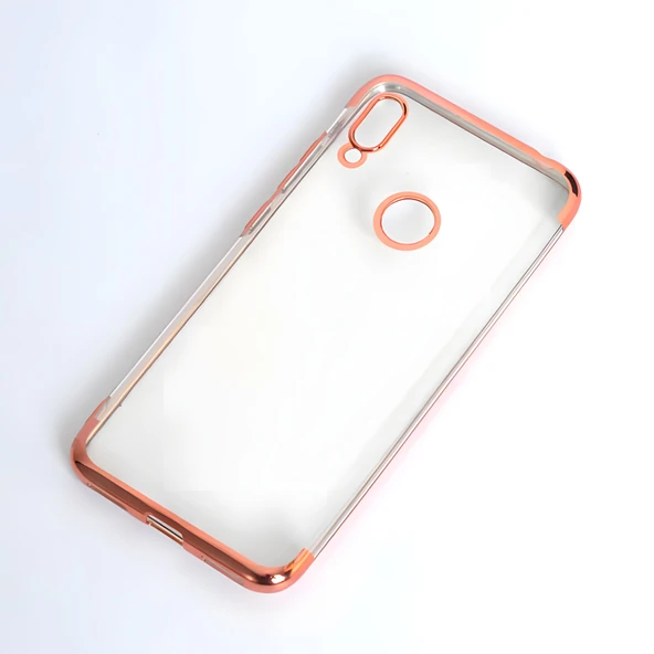 Huawei Honor 8A Kılıf Dört Köşeli Lazer Silikon Kılıf - Resim 6