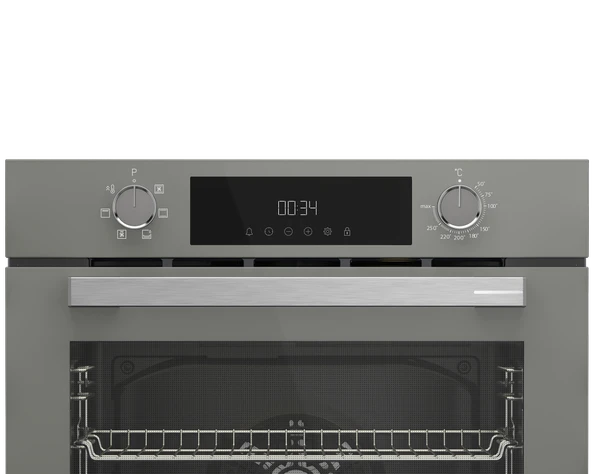 Arçelik YENİ GRİ ÜÇLÜ BUHAR DESTEKLİ CAM ANKASTRE SET (AFC 330 G + OCD T 601 EG + ADE 604-G) - 7