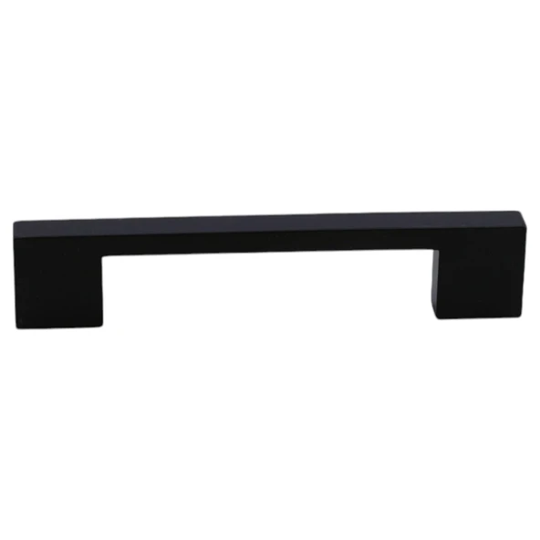 Dar Köprü Kulp 96 mm Siyah Metal Mutfak Mobilya Çekmece Mutfak Dolap Dolabı Kulp Kapak Kulbu 9.6 cm - 3
