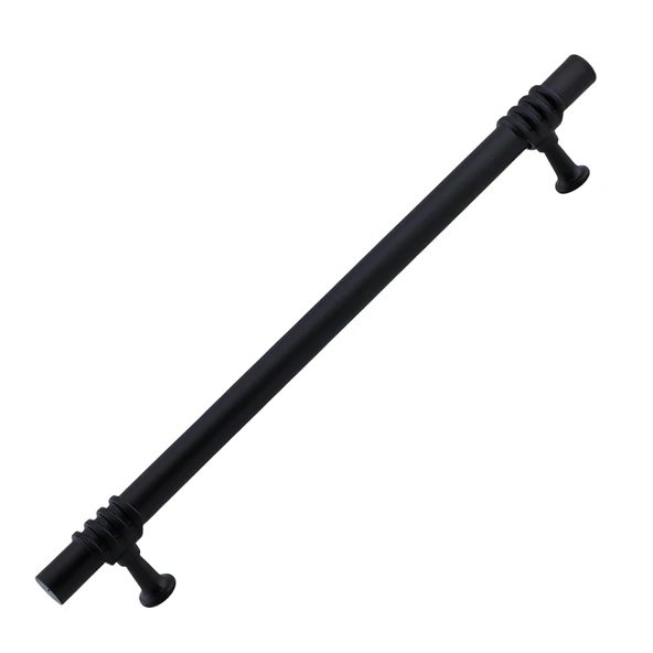 Eylül (192 mm - 19.2 cm) Siyah Metal Mobilya Mutfak Çekmece Dolap Dolabı Kapak Kulbu Kulpu Kulpları - Resim 6