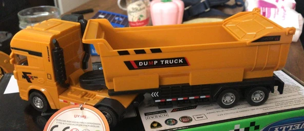 Oyuncak Koleksiyon İş makinaları Kum Kamyonu Taşıyıcı 25 cm - 5