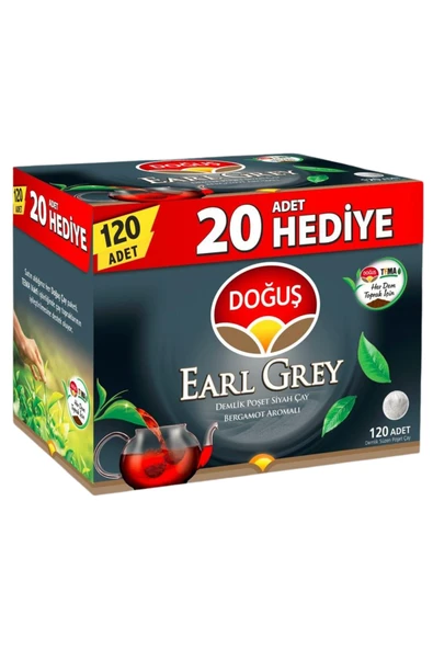 Doğuş Earl Grey 3.2 gr 100'lü 3 Adet Demlik Poşet Çay ürün görseli