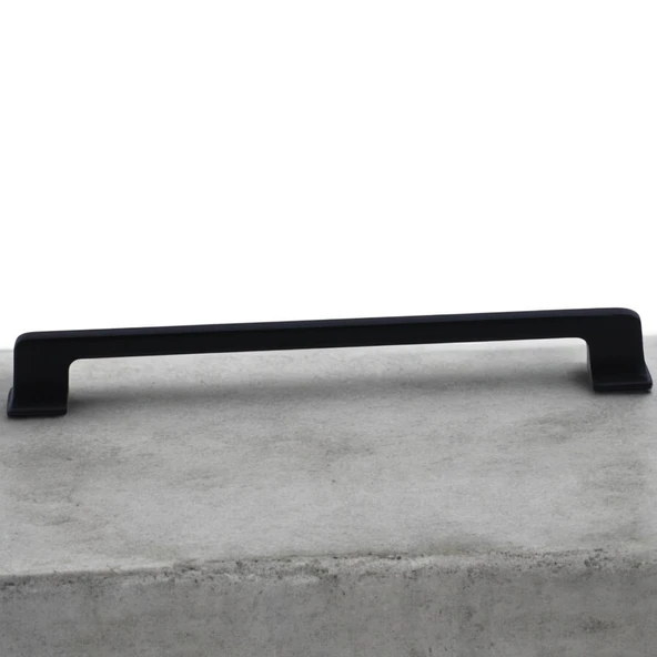 Gediz (320 mm - 32 cm) Mat Siyah Metal Mobilya Mutfak Çekmece Dolap Dolabı Kulbu Kulpu Kulpları - 3