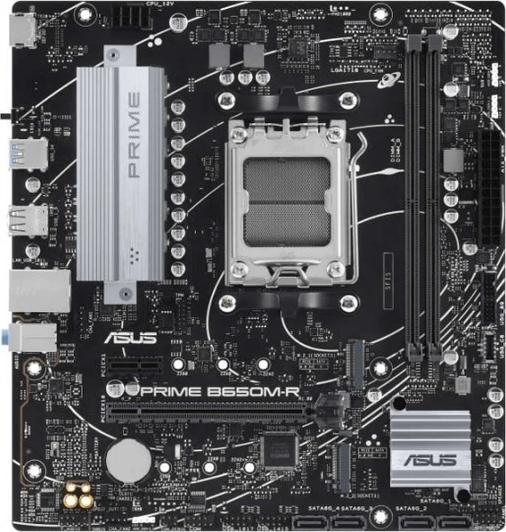 Asus Prime B650M-R 90MB1H30-M0EAY0 7200 MHz DDR5 AM5 (LGA1718) Matx Anakart - 2