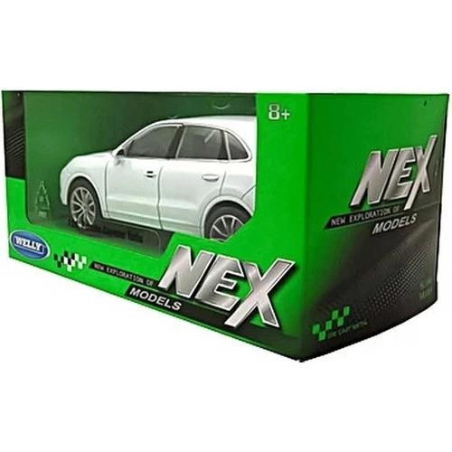 Welly Porsche Cayenne Turbo 1:24 Beyaz Model Araba - Resim 3