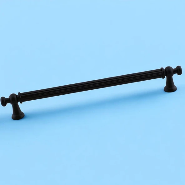 Selçuklu (224 mm - 22.4 cm) Siyah Metal Mobilya Mutfak Çekmece Dolap Dolabı Kulbu Kulpu Kulpları - 4