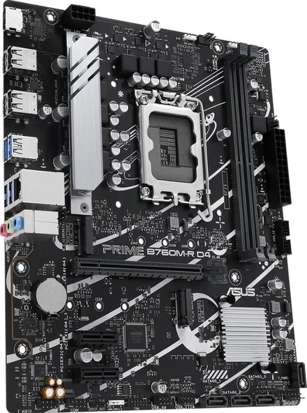 Asus Prime B760M-R D4 Intel B760 5333 MHz (OC) DDR4 Soket 1700 mATX Anakart - 5