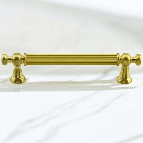 Selçuklu (160 mm - 16 cm) Gold Metal Mobilya Mutfak Çekmece Dolap Dolabı Kulbu Kulpu Kulpları - Resim 3