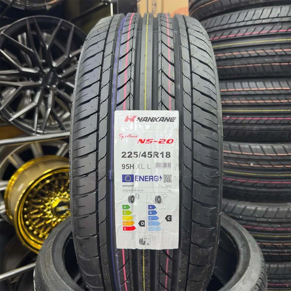 225/45 R18 95H XL L Nankang NS-20 Yazlık Lastik 2024 Üretim