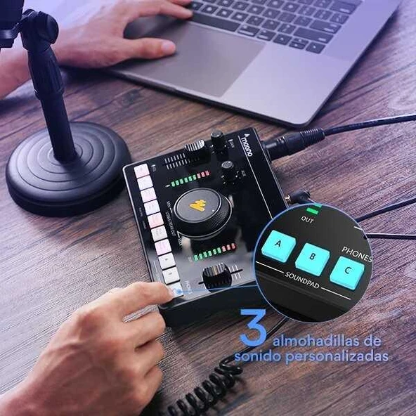 AMC2 NEO and PD200X Canlı Yayın Mikser Seti ( Beyaz ) - 4