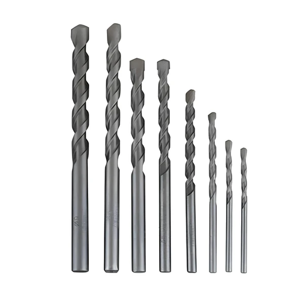 Beton Delme Matkap Ucu Set 8 'li Paket Betonarme Prekast Duvar Delme 3 4 5 6 7 8 9 10 mm Çap - 5