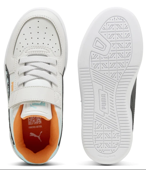 Puma Caven 2.0 Poised 2 race AC + PS 400597-02 Ortopedik Çocuk Spor Ayakkabı - Resim 6