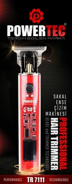 Powertec TR-7111 Sakal Kesme Makinesi - 2