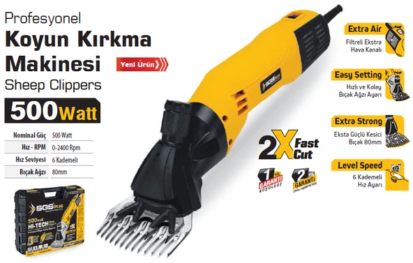 SGS5197 Koyun Kırpma Makinası 500 Watt - 2