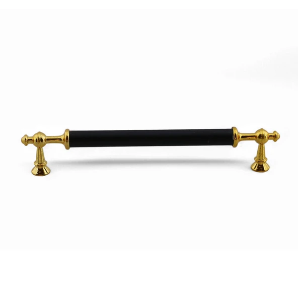 Melis (160 mm - 16 cm) Siyah Gold Metal Mobilya Mutfak Çekmece Dolap Dolabı Kulbu Kulpu Kulpları - 3