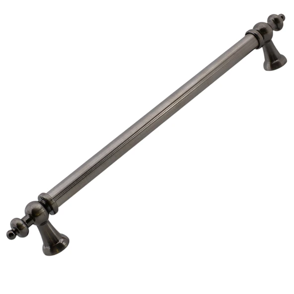 Osmanlı (224 mm) Eskitme Antik Nikel Metal Mobilya Mutfak Çekmece Dolap Dolabı Kulbu Kulpu Kulpları - Resim 3