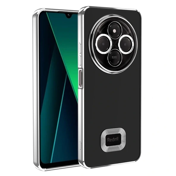 Xiaomi Redmi 14C 4G Kılıf Kamera Korumalı Logo Gösteren Redclick Omega Kapak - Resim 6