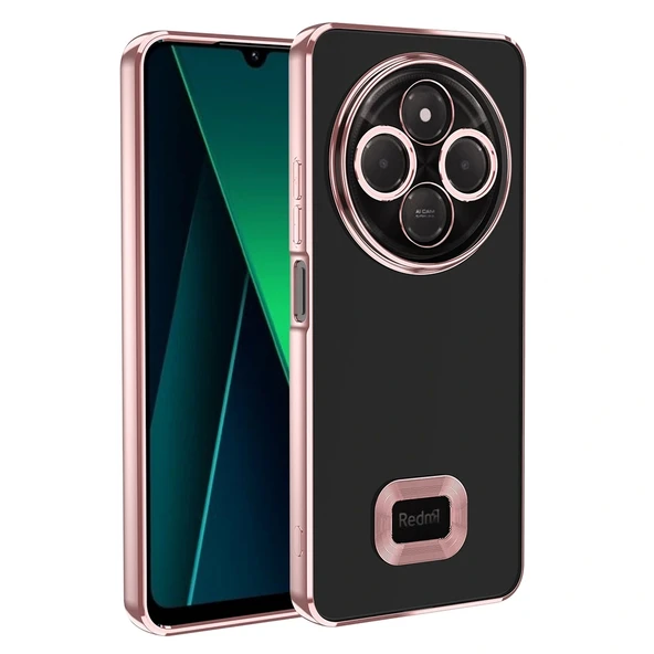 Xiaomi Redmi 14C 4G Kılıf Kamera Korumalı Logo Gösteren Redclick Omega Kapak - Resim 2