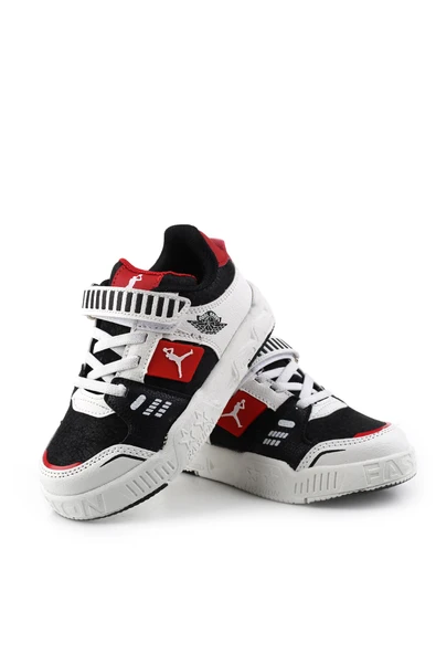 Cool King Cırtlı Unisex Çocuk Anatomik Rahat Taban Spor Ayakkabı - Resim 8