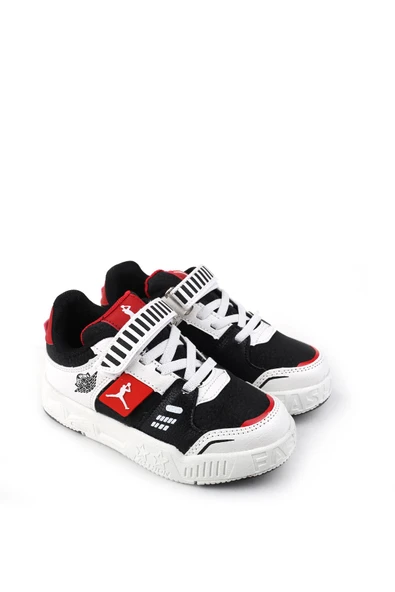 Cool King Cırtlı Unisex Çocuk Anatomik Rahat Taban Spor Ayakkabı - Resim 3