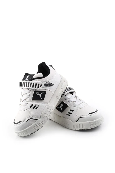 Cool King Cırtlı Unisex Çocuk Anatomik Rahat Taban Spor Ayakkabı - Resim 7