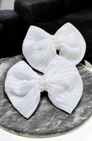 İncili Fiyonklu Okul Tokası 2li - 2