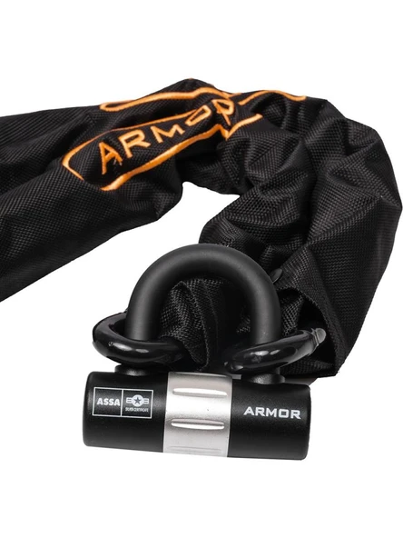 Armor 812 MV Military Serisi Çelik Zincir 1.20mt 12mm+Ubar Kilit - 4