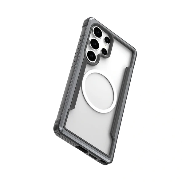 Galaxy S25 Ultra Kılıf Magsafe Şarj Özellikli Airbagli Raptic Shield Serisi Şeffaf Arka Yüzey Kapak - Resim 6