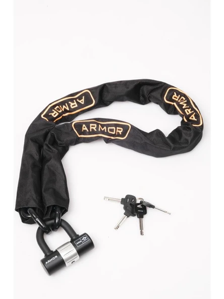 Armor 812 MV Military Serisi Çelik Zincir 1.20mt 12mm+Ubar Kilit - 8