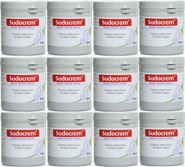 Sudocrem Cilt Bebek Bakım - Pişik Kremi 400GR (12 Li Set)