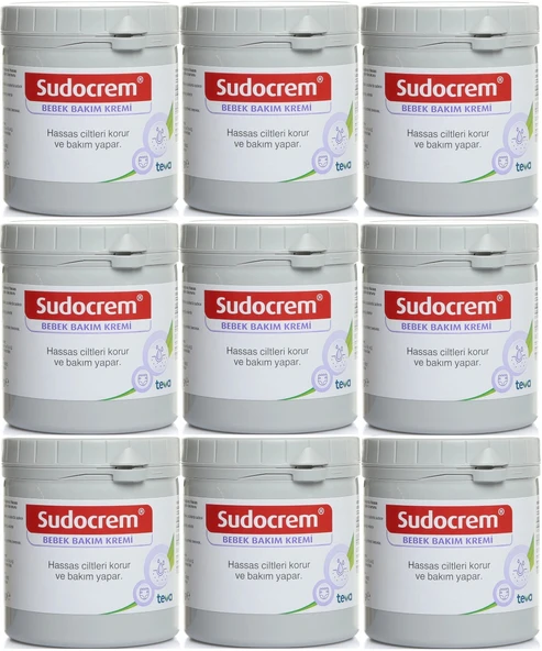 Sudocrem Cilt Bebek Bakım - Pişik Kremi 400GR (9 Lu Set)