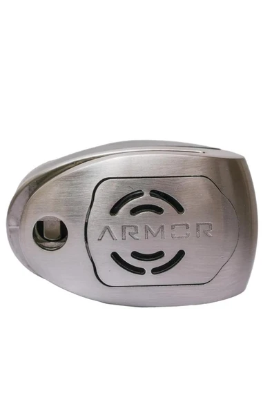 Armor 610 MVA 10 mm Alarmlı Çelik Disk Kilit Motorsiklet Kilidi+Hatırlatma Kablosu - 5