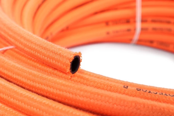 Akım Kablo Hortumu Hortumu Kauçuk Örgülü (9x13 mm) (50 Metre) - 3