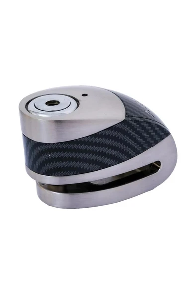 Armor 610 MVA 10 mm Alarmlı Çelik Disk Kilit Motorsiklet Kilidi+Hatırlatma Kablosu - 4