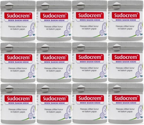 Sudocrem Cilt Bebek Bakım - Pişik Kremi 250GR (12 Li Set)