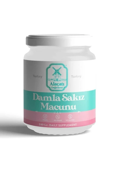 Alaçatı Organik Doğal Vegan Damla Sakız Macunu 240 gr