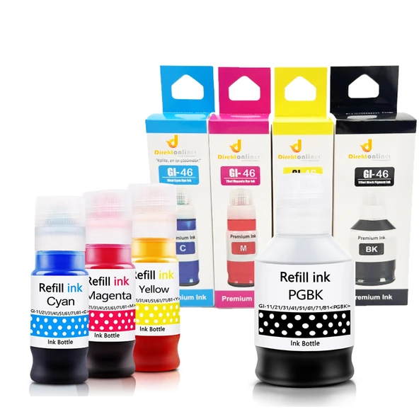 Canon GI-46/Canon Maxify GX4040 Muadil Mürekkep Seti Avantaj Paket ürün görseli