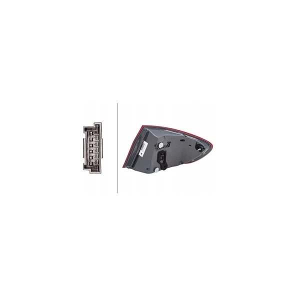 Bmw F10 Lci Sol Dış Stop Lambası Ledli 2013-2016 63217306161 - 3