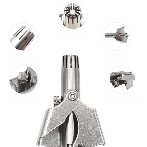 SGE TEKNOLOJİ PASLANMAZ ÇELİK BURUN KIL TEMİZLEME TÜY ALMA ALETİ - 2