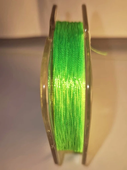 Eagenset Hazır Çapari Kombini Boru Sim Ultraviyole Uv Neon Sedef Fıstık Yeşili Makara - Resim 10