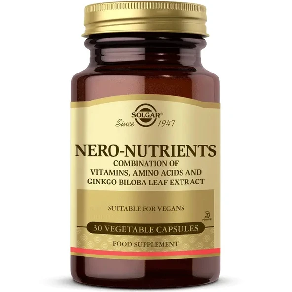 Solgar Nero Nutrients 30 Kapsül