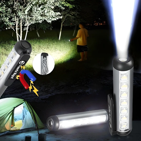 SGE TEKNOLOJİ COB LED MIKNATISLI LED EL FENERİ IŞIK - 3